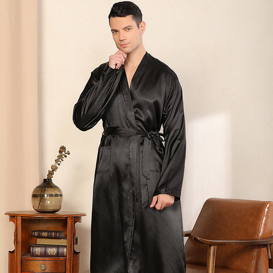 Men's Ultra-thin Loose Robe Plus Size
