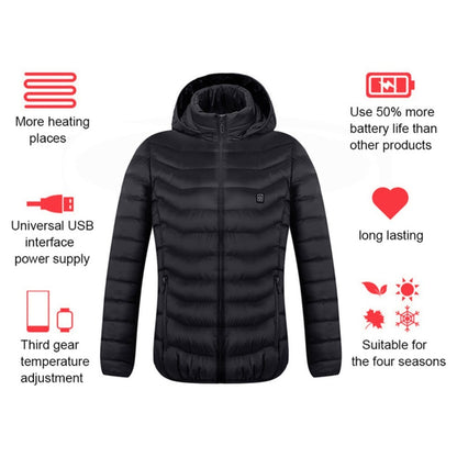 USB Heated Jacket Thermal Vest for Men Winter