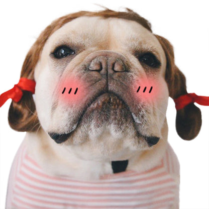Creative Pet Simple Funny Wig Headgear