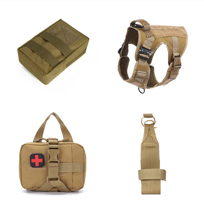 Tactical Dog Clothes Quick Disassembly Dog Vest Outdoor Pet Training Clothes