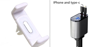 Metal Car Charger 100W USB Type C Adapter