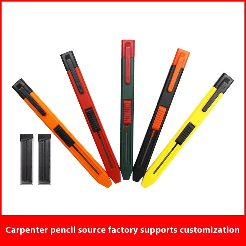 Thick-Lead Woodworking Propelling Pencil – Durable Marking Tool