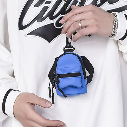 Mini Backpack with Lanyard for Men and Women
