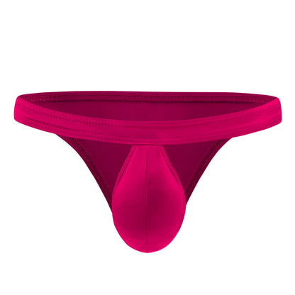 Men's Translucent Ice Silk Low Waist Briefs