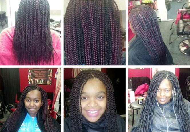 African Black Dirty Scorpion Braid Wig