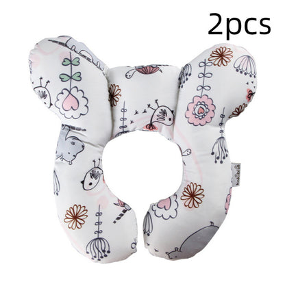 Infant Pillow  Baby Bed  U-Shaped Safety Seat  Neck Guard  Fixed Stereotyped Stroller Pillow