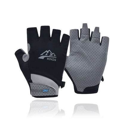 Fitness Cycling Half Finger Touch Screen Gloves