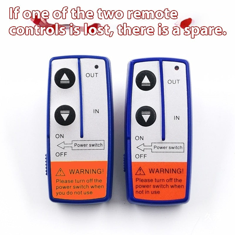 Mini Small Winch Low Wireless Remote Control Receiver Accessories