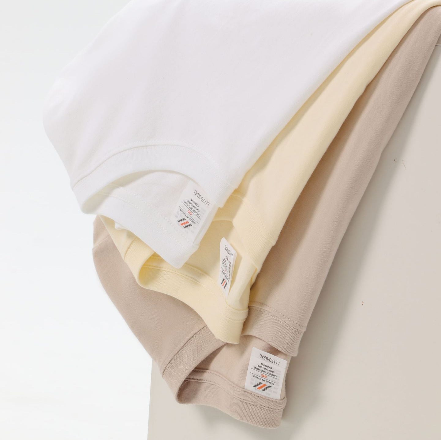 Cotton Long Sleeve Loose Pure White Casual Top