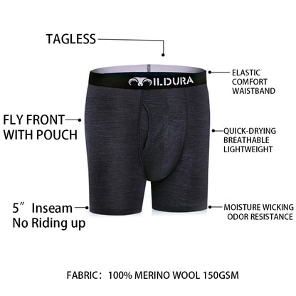 Men's Flat Sweat Wicking Breathable Underwear