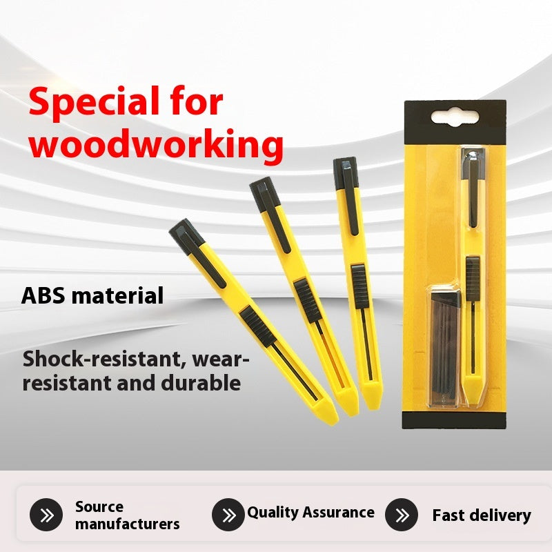 Thick-Lead Woodworking Propelling Pencil – Durable Marking Tool
