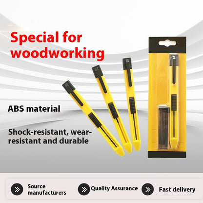 Thick-Lead Woodworking Propelling Pencil – Durable Marking Tool