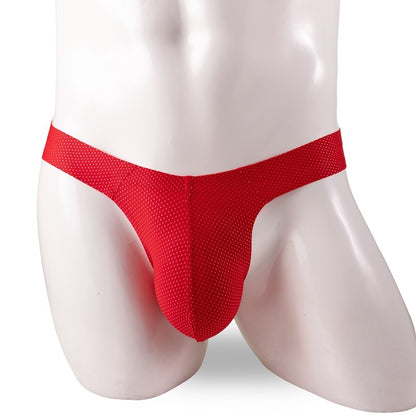 Men's Ice Silk Seamless Low Waist Summer Briefs