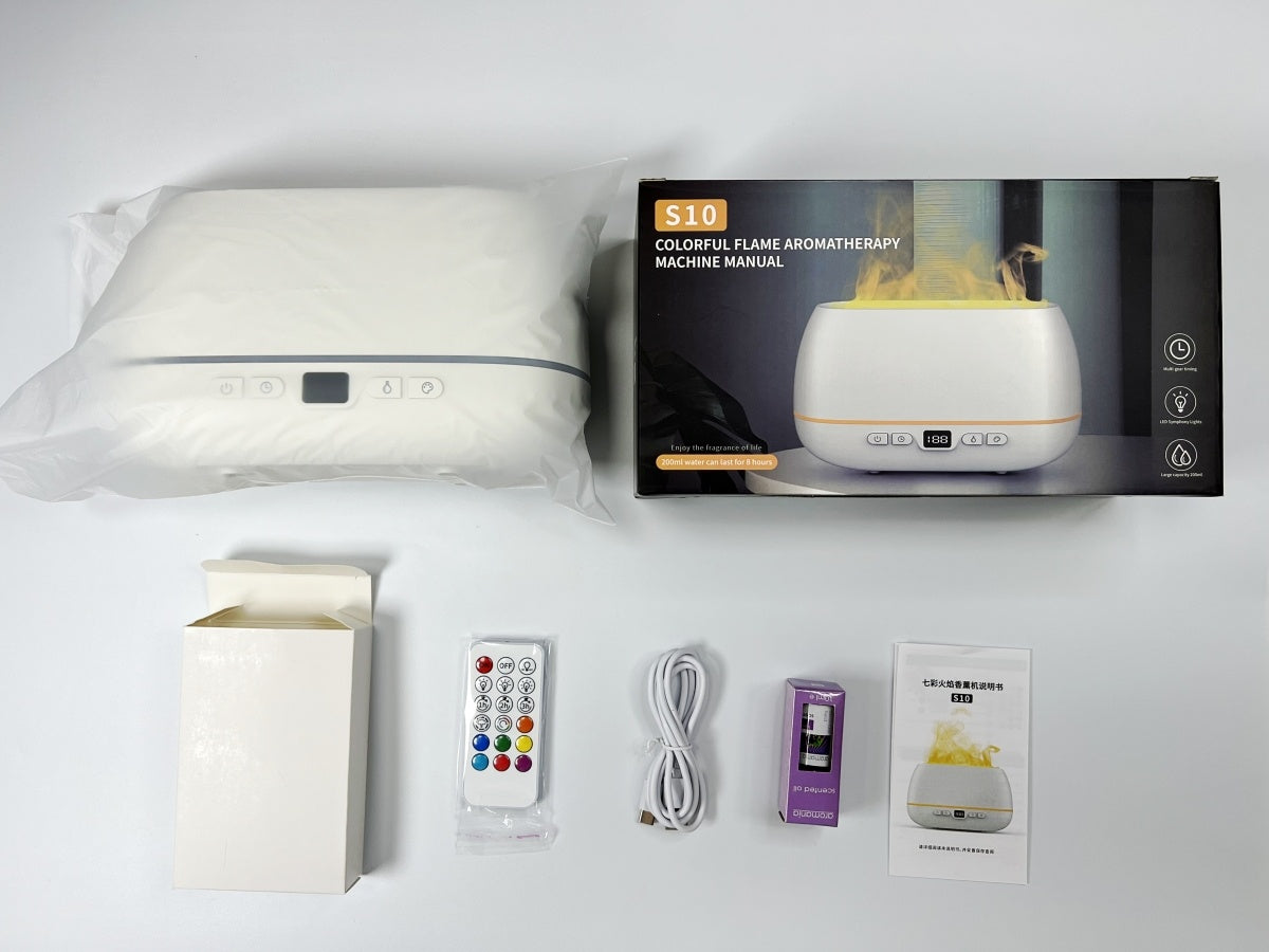 3D Flame Humidifier 200ml USB Aroma