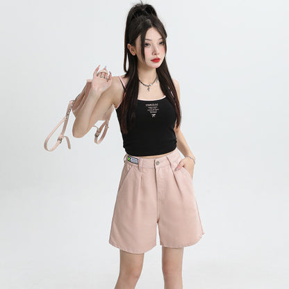 Summer Ultra-thin Tencel Lyocell Denim Shorts