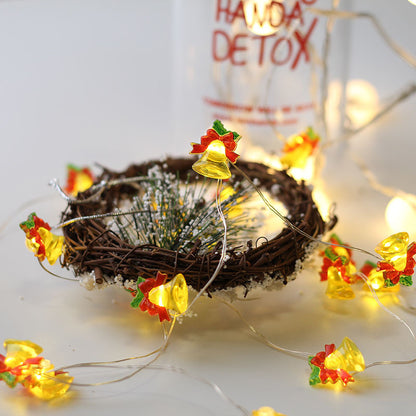 Christmas Bell Tree Elk Copper Wire Lamp