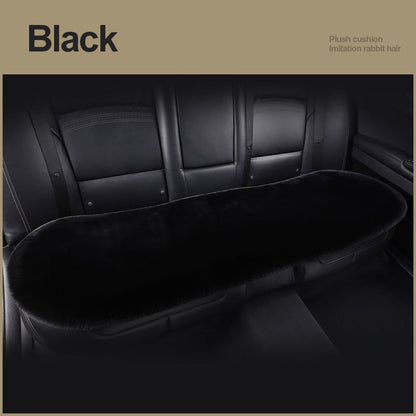 Car Seat Winter Plush Single Seat Square Cushion