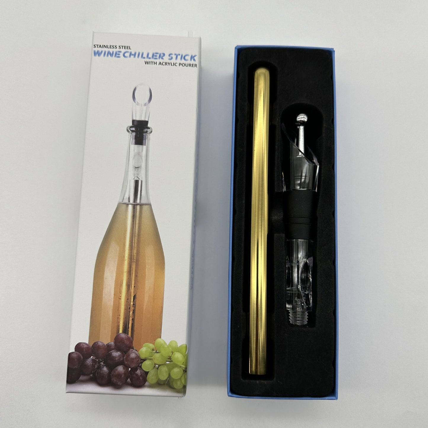 Stainless Steel Wine Bottle Cooler Chilling Stick
