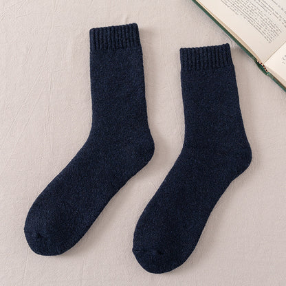 Winter Warm Wool Fleece Lined Mens Socks