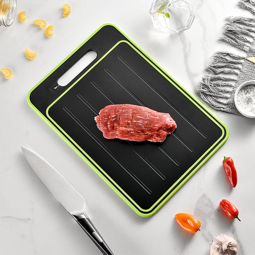 Double-Sided Cutting Board with Knife Sharpener