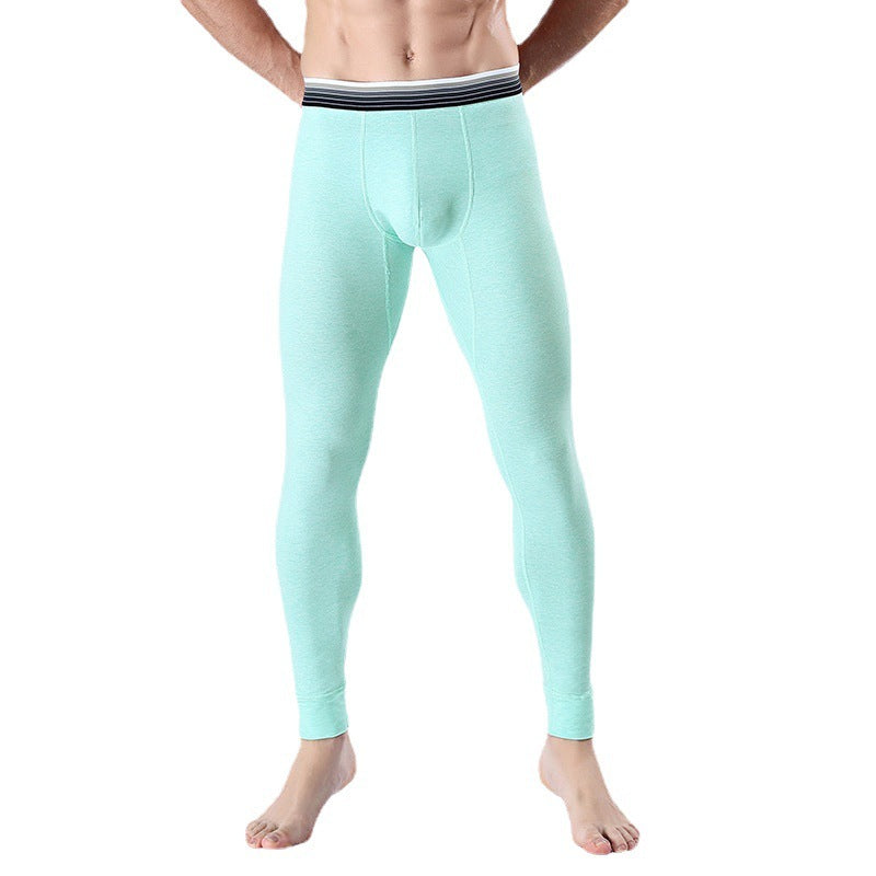 Men's Cropped Cotton Warm Long Johns