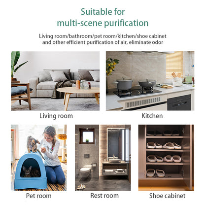 Solar Air Purifier Portable Sterilizer Deodorizer