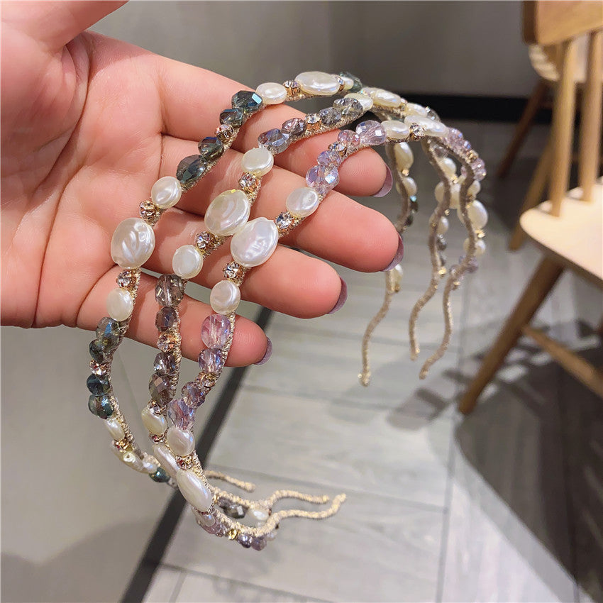 Rhinestone Forest Fairy Hairpin Headband