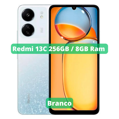 Xiaomi Redmi 13C Versão Global | Smartphone 4G , ROM Global , Câmera 50MP , Carregador  18W