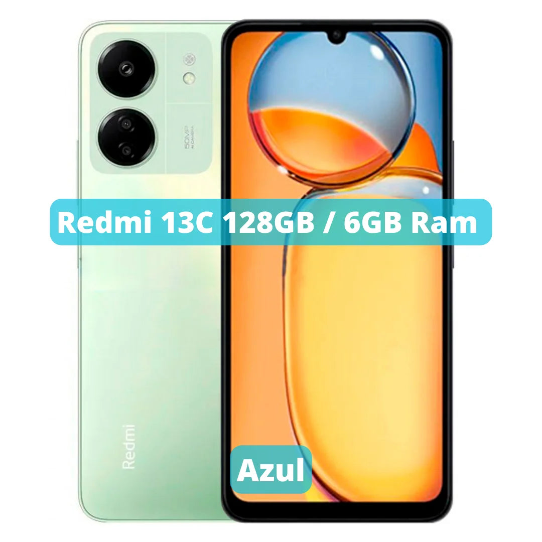 Xiaomi Redmi 13C Versão Global | Smartphone 4G , ROM Global , Câmera 50MP , Carregador  18W
