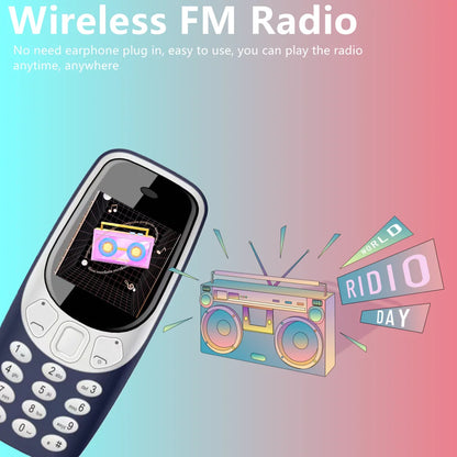 SERVO Q3308 PRO 3 SIM Card 3 Standby Mini Mobile Phone Bluetooth Dial Speed Dial Magic Voice FM Radio Call Recording Cellphone