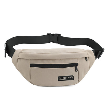 Unisex Nylon Fanny Pack Sporty Messenger