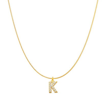 Fashion Personality Round Snake Clavicle Chain Female