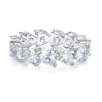 Zircon Full Diamond Sterling Silver Ring