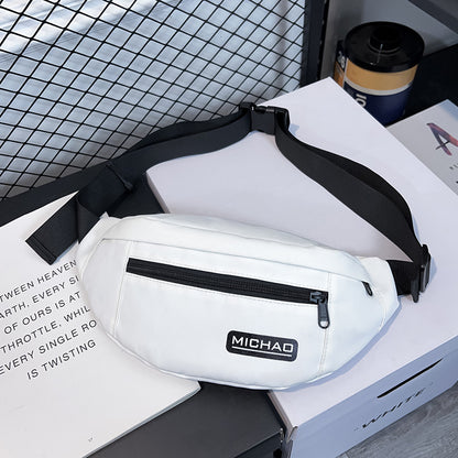 Unisex Nylon Fanny Pack Sporty Messenger