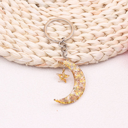Sun Moon Acrylic Keychain