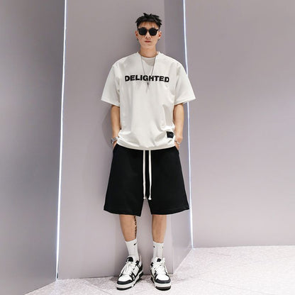Versatile Half Sleeve Casual Couple T-shirt