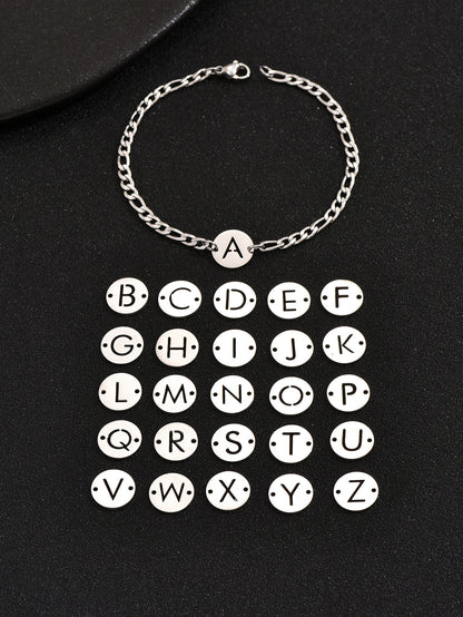 Letter Titanium Steel Bracelet