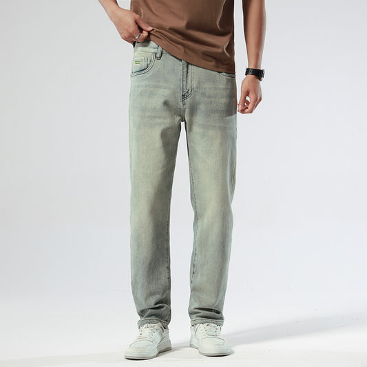 Casual Stretch Nostalgic Pencil Jeans Men