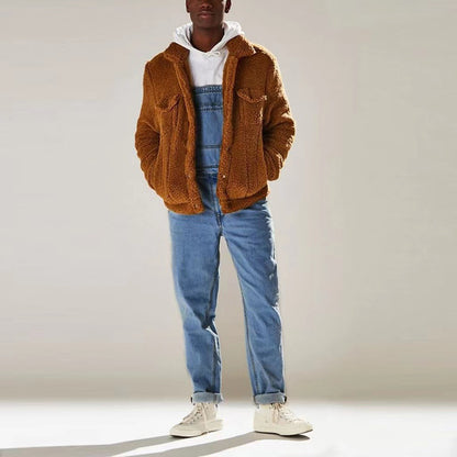 Suspender High Waist Men's Jeans