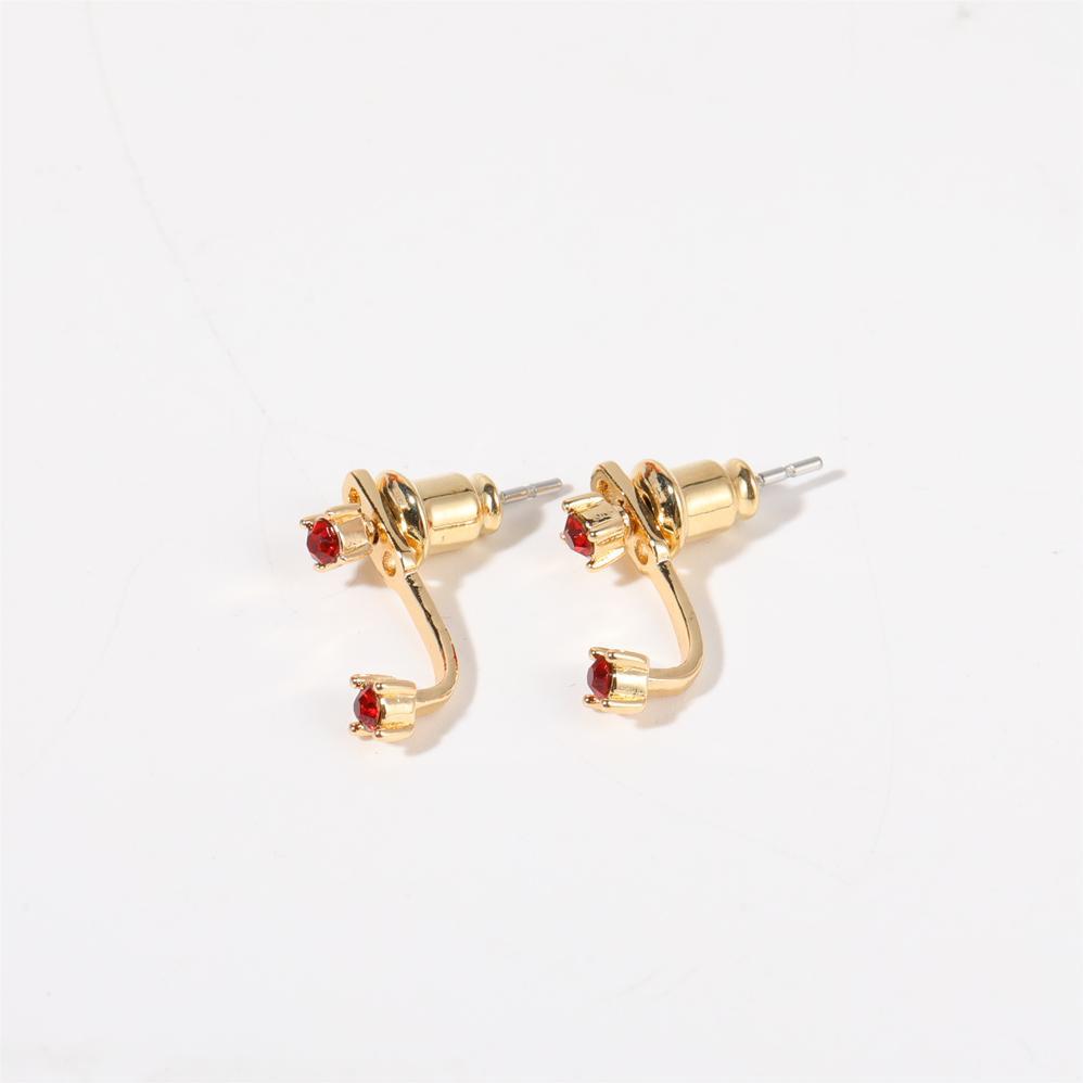 Twelve Birthstone Ear Studs
