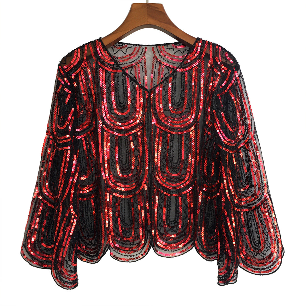 Women's Fashionable All-matching Party Banquet Sequined Coat