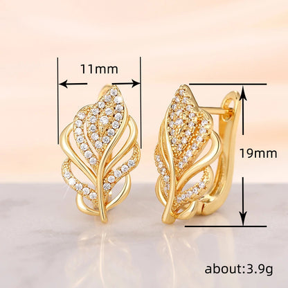 Wheat Leaf Earrings