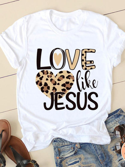 Women's Short-sleeved T-shirt Fashion Printing