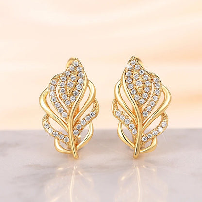 Wheat Leaf Earrings