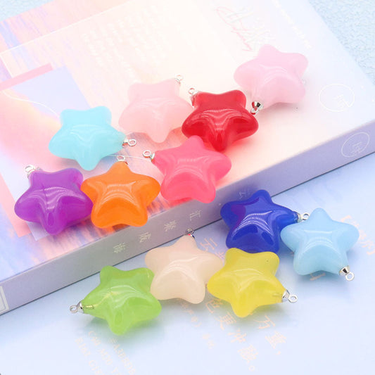Acrylic Jelly Star Pendant