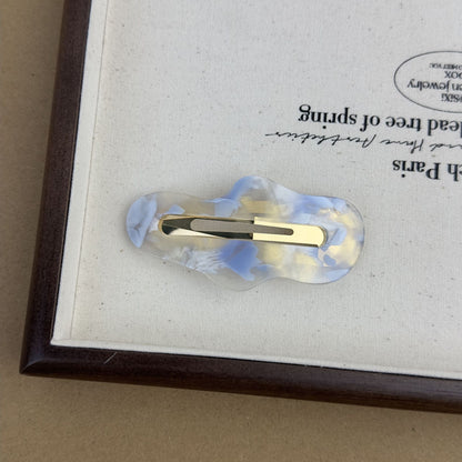 Irregular Hollow-out Clouds Acetate Hairpin
