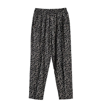 Mom's Summer Thin Cropped Pants
