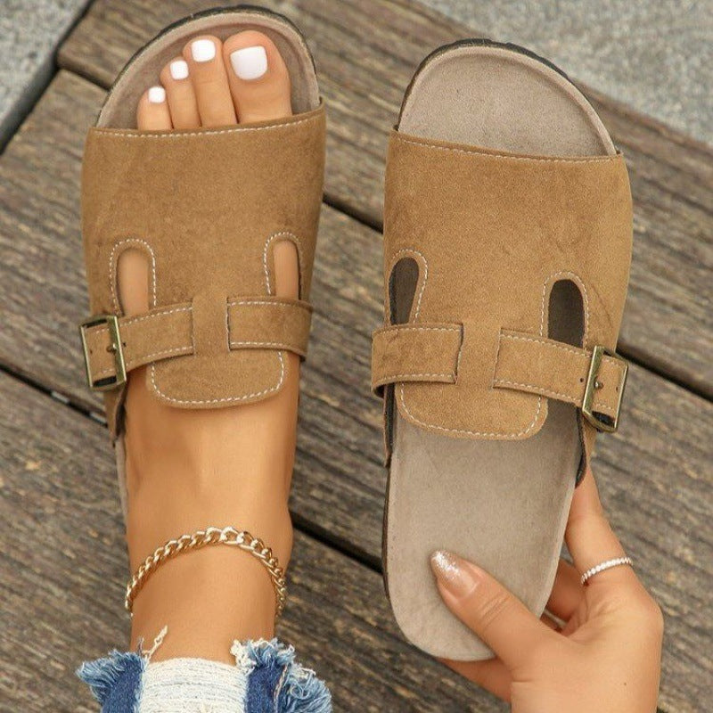 Plus Size Suede Platform Shoes