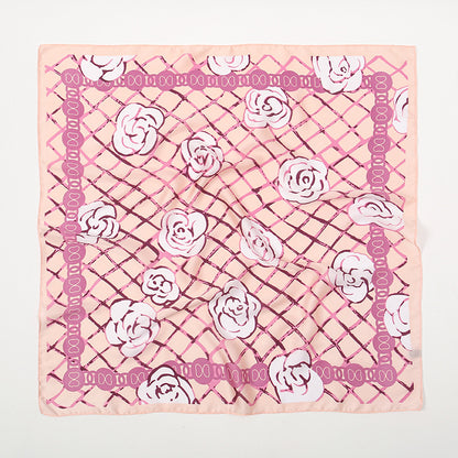 Silk Scarf Female Satin Printing