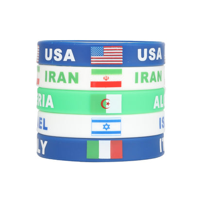France Paris Games Flag World Cup Flag Wrist Strap
